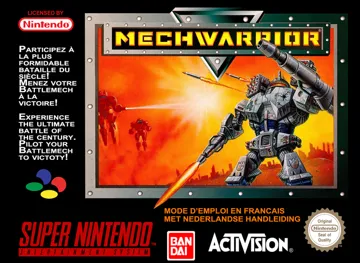 MechWarrior (Europe) box cover front